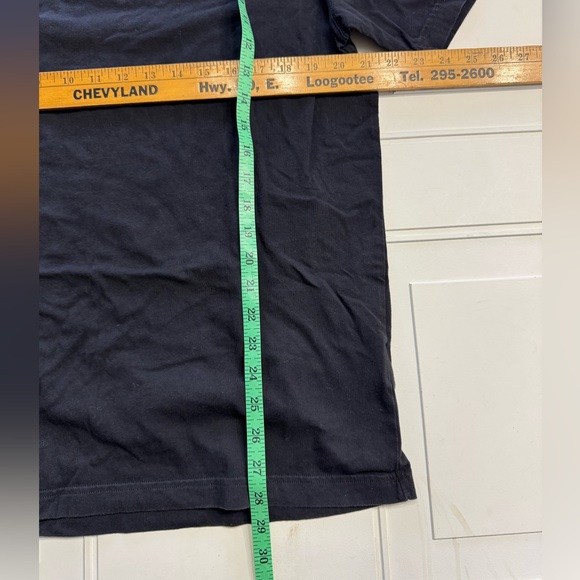 Adidas Originals Men’s Sz L Black Rubber Silicon Gummy Tag Cotton Tee T Shirt - Picture 5 of 6